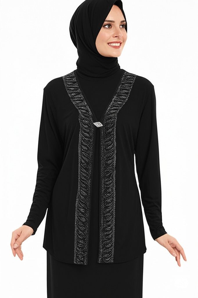 Kadın Boydan Elbise Özel Düğünlük Likralı Sandy Kumaş Hanedan Model Bisiklet Yakalı Rahat